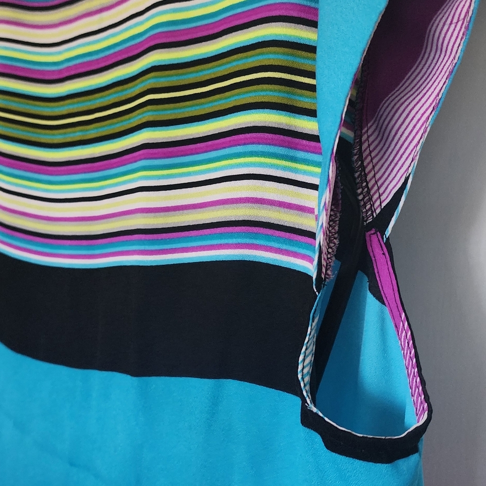 Worthington striped  Sleeveless blouse - Picture 3 of 4